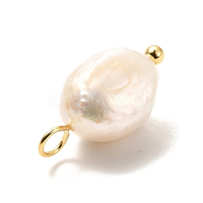 Natural Cultured Freshwater Pearl Pendants PALLOY-JF00942-01-1