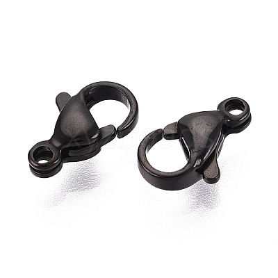 304 Stainless Steel Lobster Claw Clasps STAS-T065-11mm-34B-1
