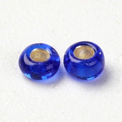 FGB 12/0 Grade A Transparent Silver Lined Round Glass Seed Beads X-SEED-A022-F12-74-1