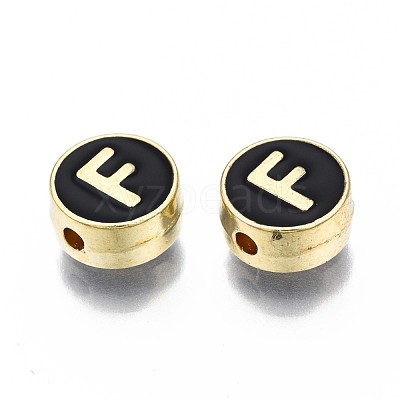 Alloy Enamel Beads ENAM-N052-006-02F-RS-1