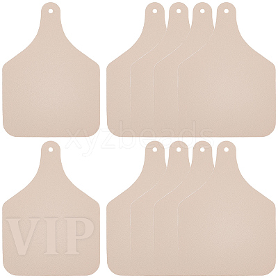 Leather Label Tags AJEW-CL0003-23A-1