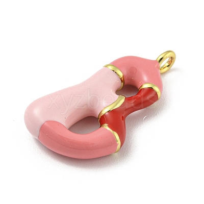 Brass Enamel Pendants KK-E093-03G-B-1