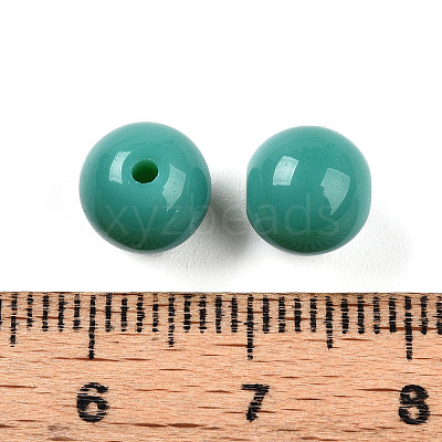 Opaque Solid Color Glass Beads X1-GLAA-N007-8mm-A09-1