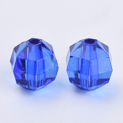 Transparent Acrylic Beads TACR-Q256-6mm-V44-1