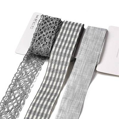 9 Yards 3 Styles Polyester Ribbon SRIB-A014-G07-1