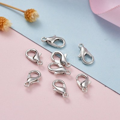 Zinc Alloy Lobster Claw Clasps E102-NF-1