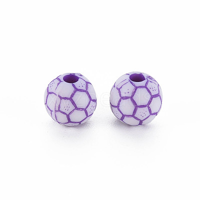 Craft Style Opaque Acrylic Beads MACR-T036-19-1