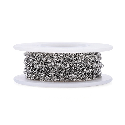 Tarnish Resistant 304 Stainless Steel Cable Chains CHS-F011-14A-P-1