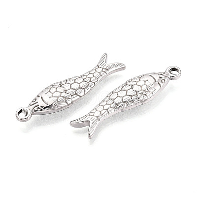 304 Stainless Steel Fish Pendants STAS-T069-14P-1