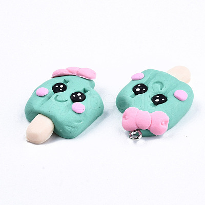 Handmade Polymer Clay Charms CLAY-T016-63-1