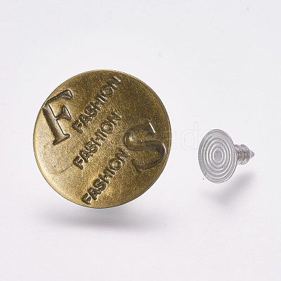 Iron Button Pins for Jeans IFIN-WH0051-16B-1