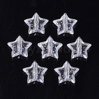 Transparent Acrylic Beads TACR-Q264-23-1