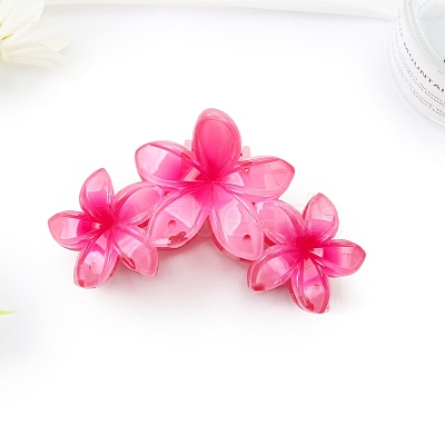 Flower Plastic Claw Hair Clips PW-WGB4757-05-1