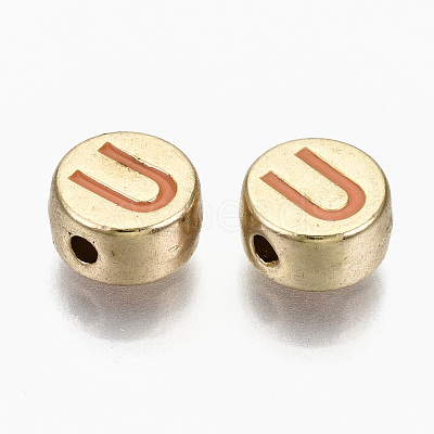Alloy Enamel Beads ENAM-S122-029U-RS-1