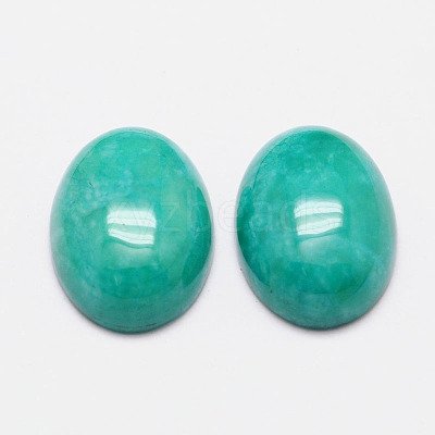 Imitation Amazonite Cabochons X-G-K021-18x13mm-09-1