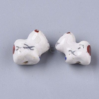 Handmade Porcelain Beads PORC-N004-80-1