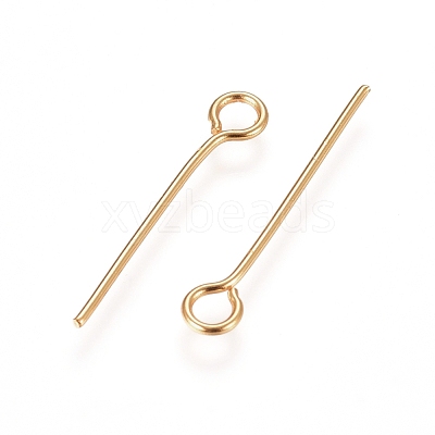 304 Stainless Steel Eye Pins STAS-L238-005B-G-1