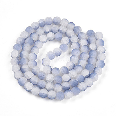 Crackle Glass Beads X1-GLAA-N009-10mm-07-1