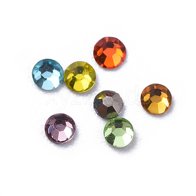 Glass Rhinestone Flat Back Cabochons RGLA-S002-04SS-M-1