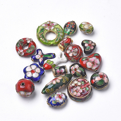 Handmade Cloisonne Beads CLB-S006-15-1