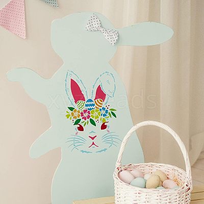 Plastic Drawing Painting Stencils Templates DIY-WH0172-345-1
