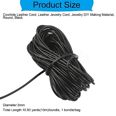 Cowhide Leather Cord WL-CJ0001-01-1
