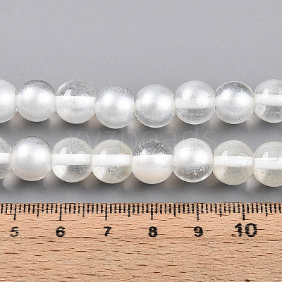 Baking Paint Transparent Glass Beads X1-DGLA-N011-10mm-01-1