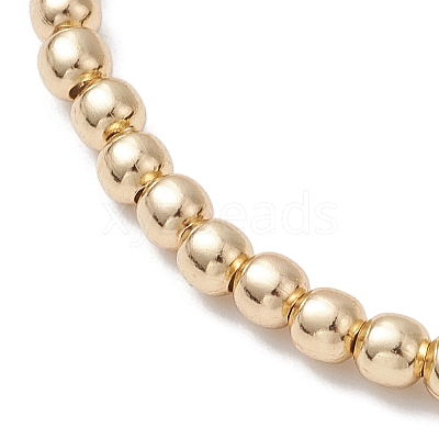 304 Stainless Steel Round Beads Stretch Bracelets BJEW-JB11216-1