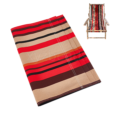 Canvas Cloth Beach Lounge Chair Cover with Pillows AJEW-WH0342-55-1