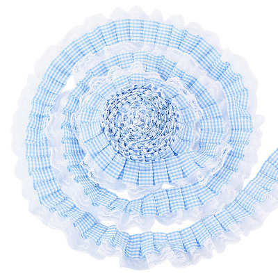 12.5 Yards Polyester Pleated Ribbon OCOR-TA0003-84D-1