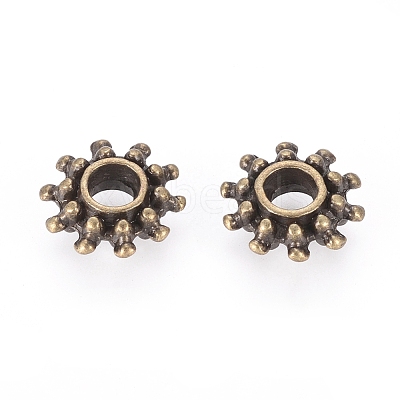 Tibetan Style Spacer Beads MLFH10384Y-NF-1