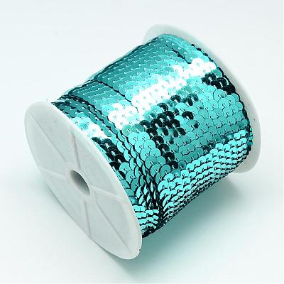 Plastic Paillette Beads PVC-Q085-6mm-11-1
