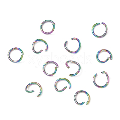 304 Stainless Steel Open Jump Rings STAS-Z150-01D-RC-1