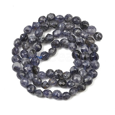 Natural Cordierite/Iolite/Dichroite Beads Strands GG-CBA9A7F-A02-1