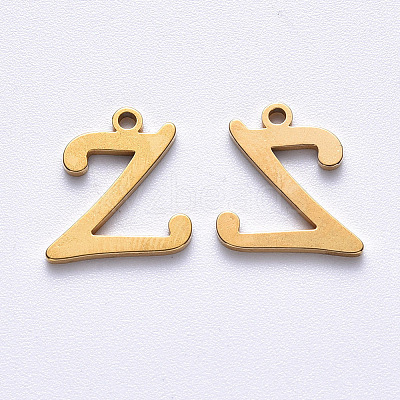 PVD Vacuum Plating 201 Stainless Steel Charms STAS-R105-Z-G-1