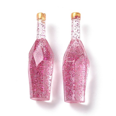 Dummy Bottle Transparent Resin Cabochon RESI-E025-03D-1