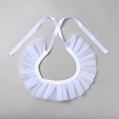 Tulle Lace Collars DIY-WH0430-858-1
