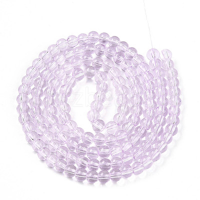 Baking Paint Transparent Glass Beads X1-DGLA-N006-6mm-05-1