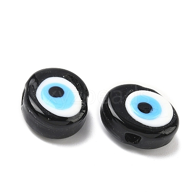 Handmade Evil Eye Lampwork Beads LAMP-G168-02G-1