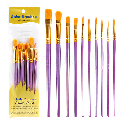 Paint Plastic Brushes Set CELT-PW0001-010G-1
