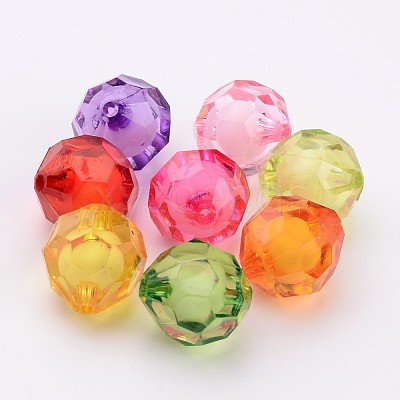 Transparent Acrylic Beads X-TACR-S113-15mm-M-1