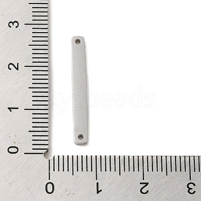Non-Tarnish 304 Stainless Steel Connector Charms STAS-R117-02B-P-1