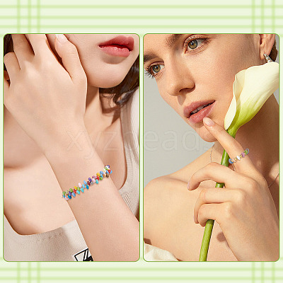 300Pcs Opaque Colours Glass Seed Beads EGLA-TA0013-74-1