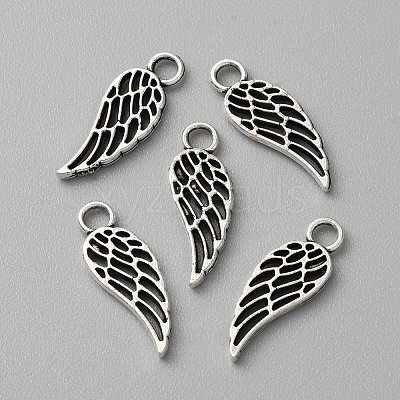 Tibetan Style Alloy Pendants TIBEP-WH0003-10AS-1