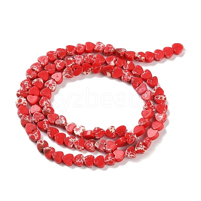 Dyed Synthetic Imperial Jasper Beads Strands G-M403-A36-01-1