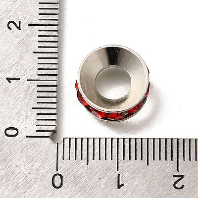 Brass Rhinestone Spacer Beads KK-M313-44A-09-1