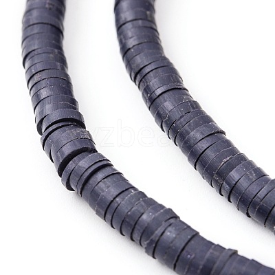 Handmade Polymer Clay Beads Strands CLAY-R089-4mm-Q046-1