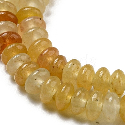 Natural Yellow Aventurine Beads Strands G-K343-C02-03-1
