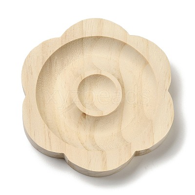 Beech Wooden Bangle & Bracelet & Finger Ring & Beads Display Holder Tray AJEW-D068-01A-1