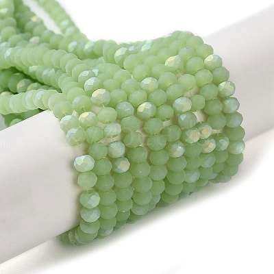 Imitation Jade Glass Beads Strands X1-EGLA-A034-J2mm-MB01-1